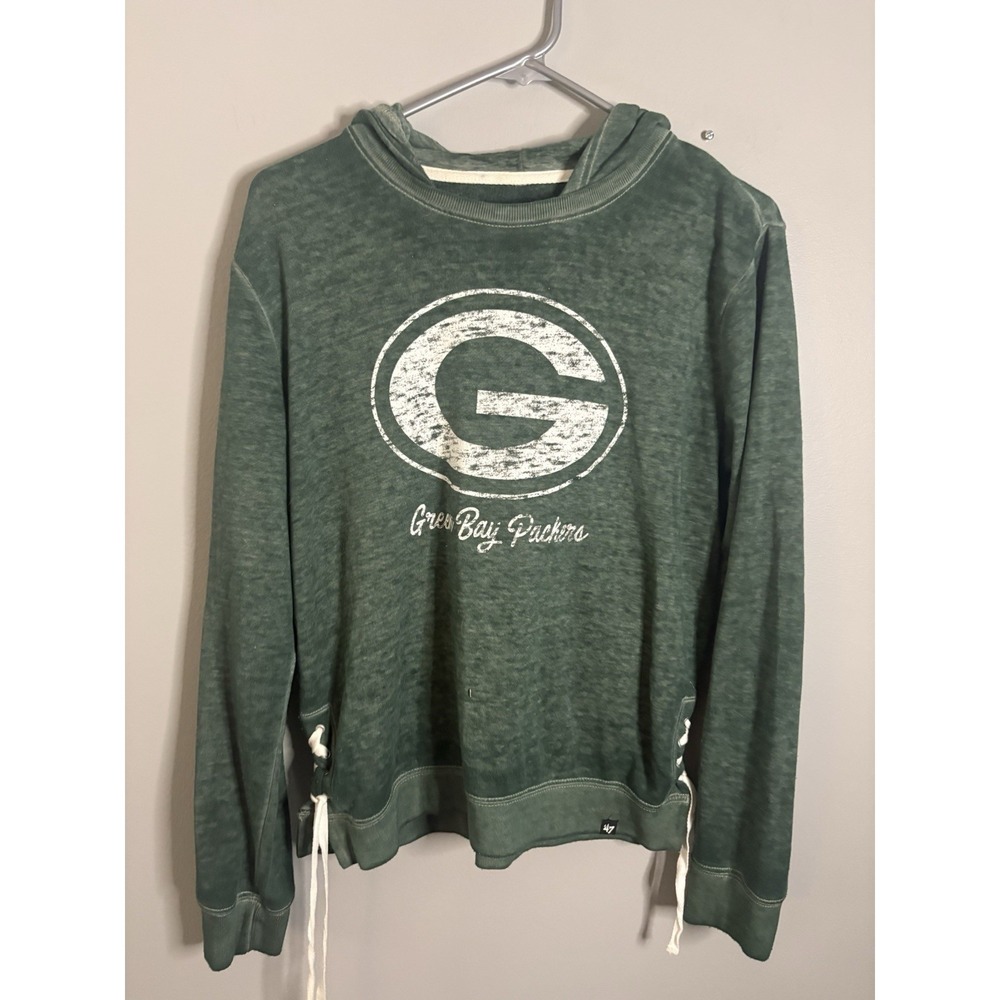Green Bay Packers NFL hoodie Tie Sides small